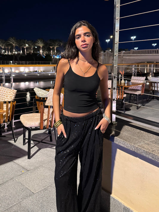 Noir Sparkle Pants