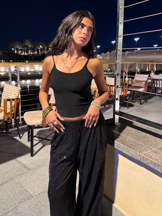 Noir Sparkle Pants